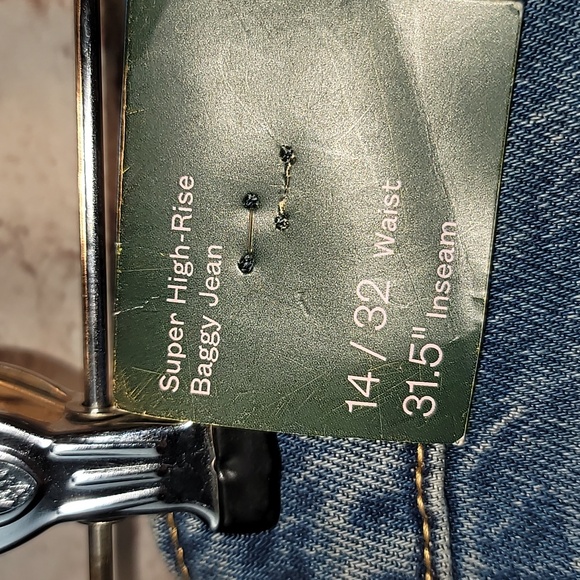 Wild fable super high rise baggy jeans sz 14 nwt 32" - Picture 5 of 5